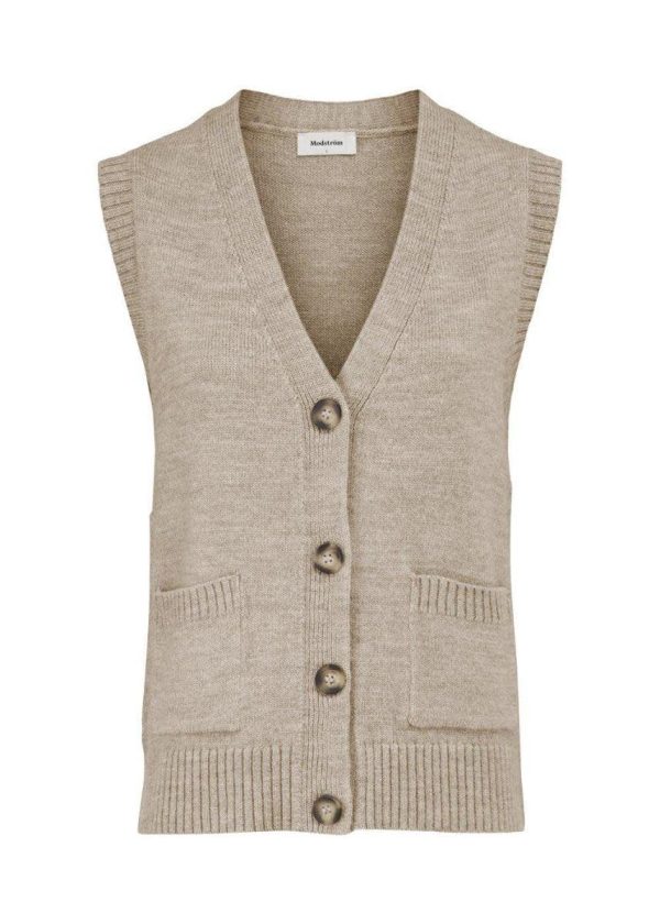 Hedvig vest - Powder Sand Online now