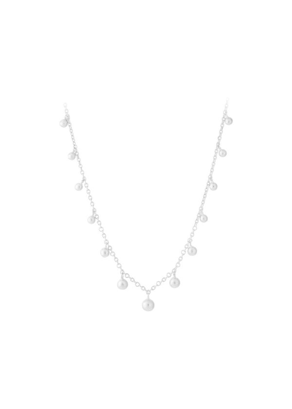 Comet Necklace, Adj. 40-45 cm - Sølv Online Sale