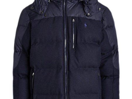 Wool Elcap Hybrid Jacket - Navy Sale