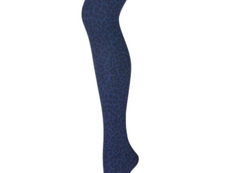 Leopard pantyhose - 50 denier - Sapphire Cheap