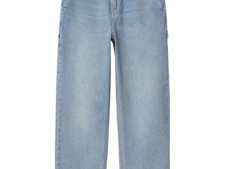 W Pierce Pant - Blue Stone Bleached For Discount