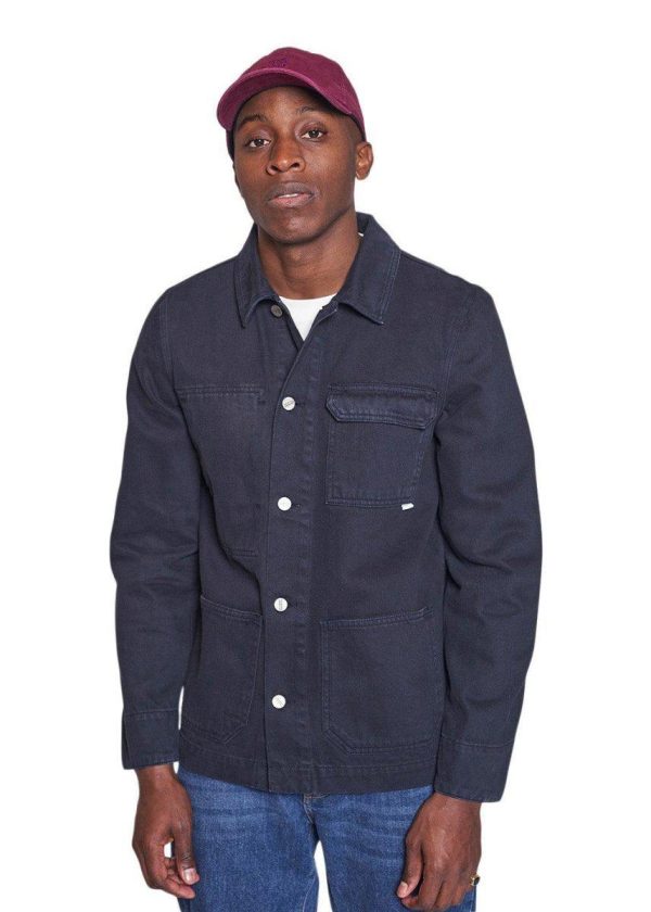 Case Twill Jacket - Navy For Sale