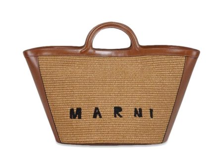 LARGE TROPICALIA SUMMER BAG - Raw Sienna Online now