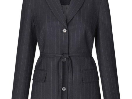 Chicago Blazer - Navy Pinstripe Online now