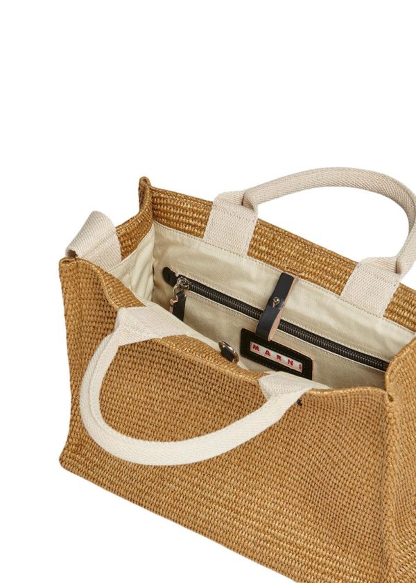 SHOPPING BAG - Raw Sienna Natural Hot on Sale