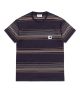 W  S S Tori Pocket T-Shirt - Tori Stripe, Black Hot on Sale