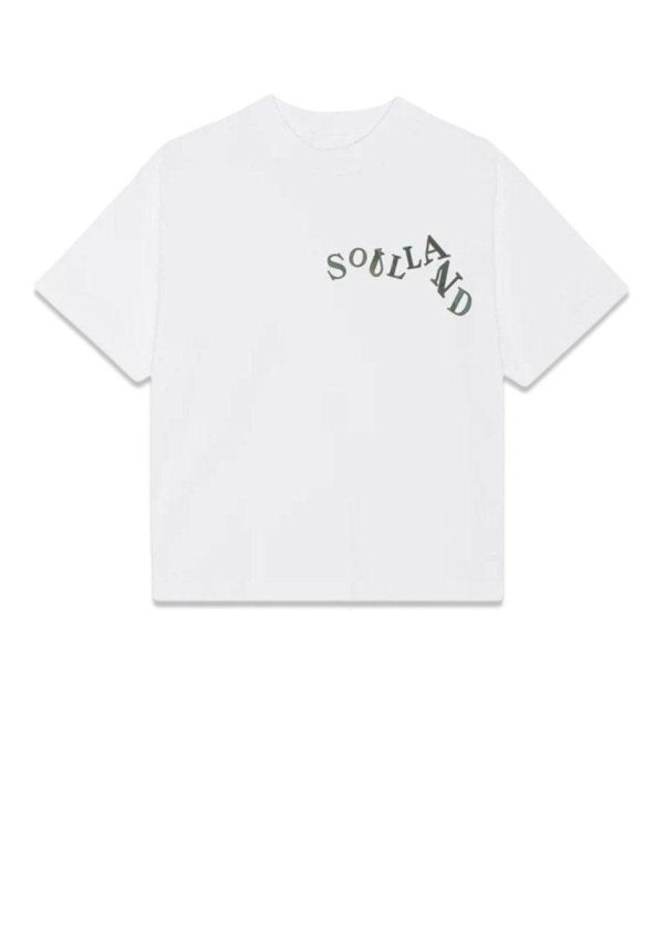 Anya Metal Letters Logo T-shirt - White For Cheap