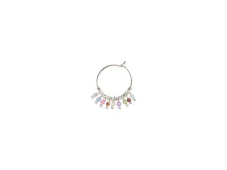 Petit Rainbow Hoop Silver with - Silver on Sale