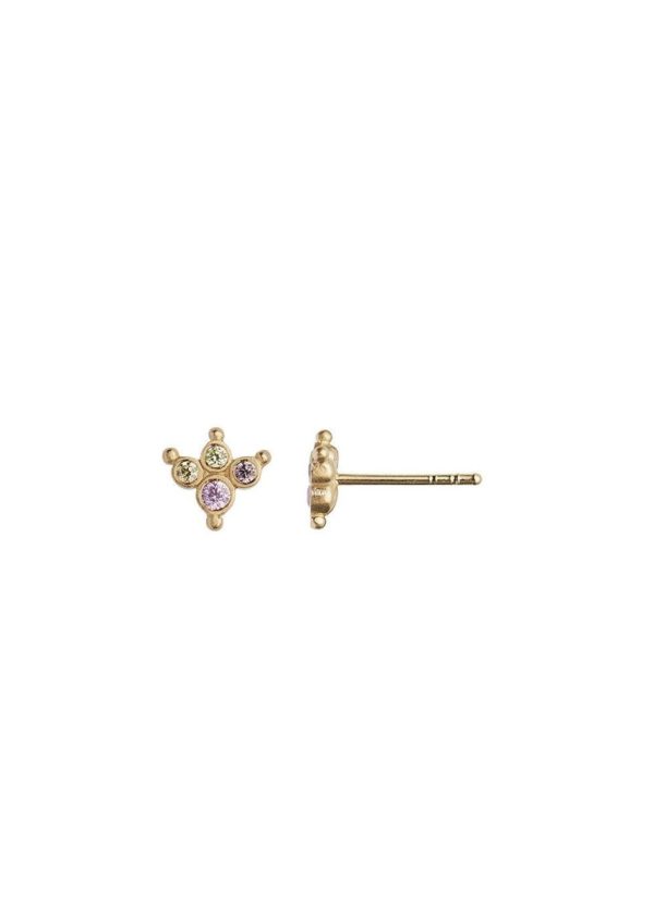 Petit Candy Fleur Earring Gold - Gold on Sale