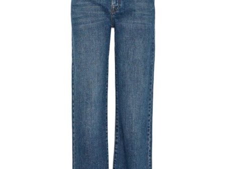 IVY-Mia Straight Jeans wash Seoul - Denim Blue Online Sale