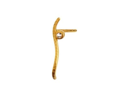 Petit Dot Wave Earring Gold wi - Gold Online now