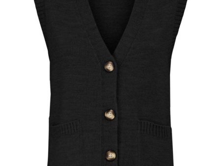 Hedvig vest - Black For Cheap