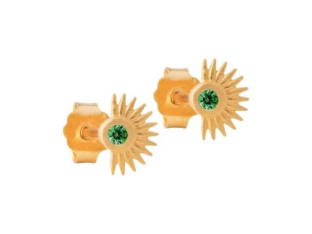 Stud, Petite Soleil - Green Cz Online Hot Sale