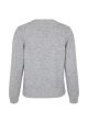 AnnaMD O-neck - Grey Melange Online Sale