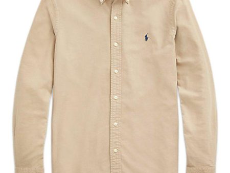 Slim Fit Oxford Shirt - Brown Online