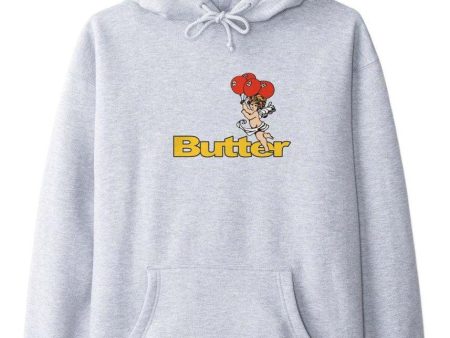 Balloons logo Pullover hoodie - Heather Grey For Cheap