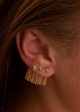 Tres Petit Velvet Earring Gold - Gold Fashion