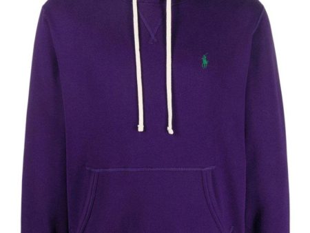 Fleece Hoodie - Purple Hot on Sale