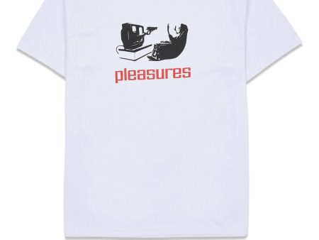 TV T-shirt - White Cheap