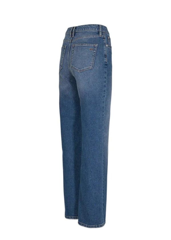 Mia Straight Jeans wash Tampa - Denim Blue on Sale