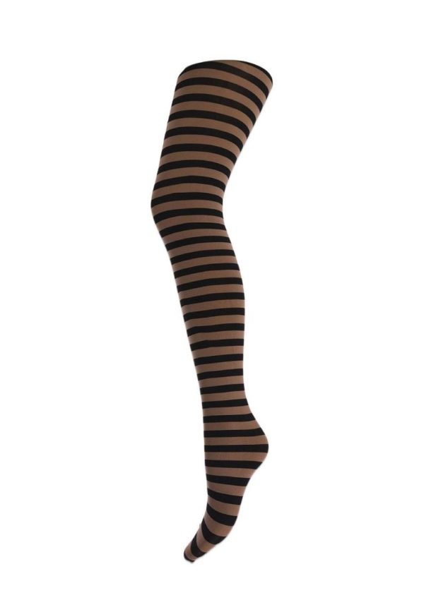 klara tights 80 denier - Stripe Fashion