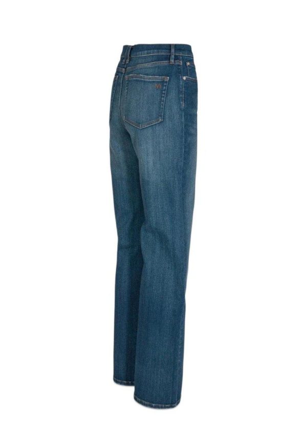 Mia Straight Jeans Wash Valett - Denim Blue on Sale