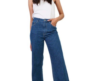 IVY-Brooke Jeans Wash Stunning Denim Stripe - Denim Blue Discount