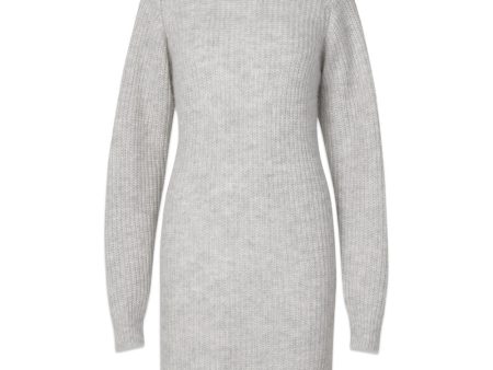 Verbier Knit Dress - Heather Grey Melange Fashion