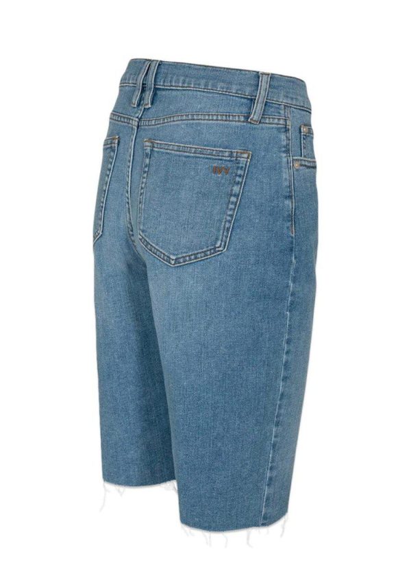 Mia denim shorts wash Lima - Denim Blue Online Sale