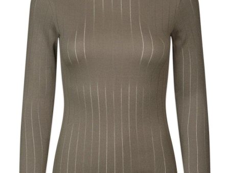 Issy t-neck - Espresso Hot on Sale