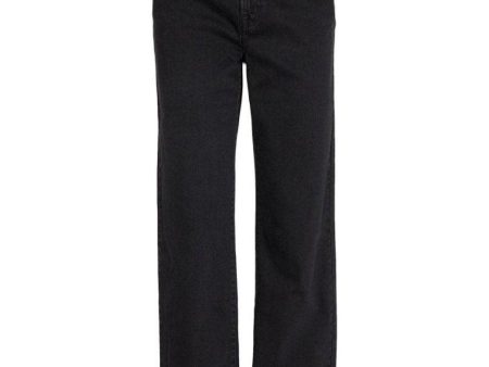 IVY-Mia Straight Earth Jeans Wash Brilliant Rigid Black - Black Sale