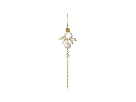 Heavenly Pearl Dream Hoop Gold - Gold Discount