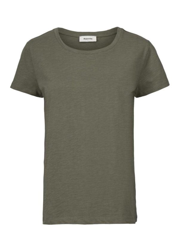 Bridget t-shirt - Dark Khaki Fashion