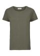 Bridget t-shirt - Dark Khaki Fashion