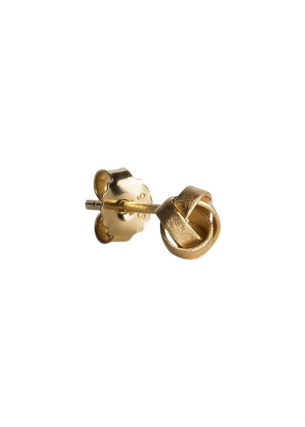 KNOT STUD - Guld Cheap