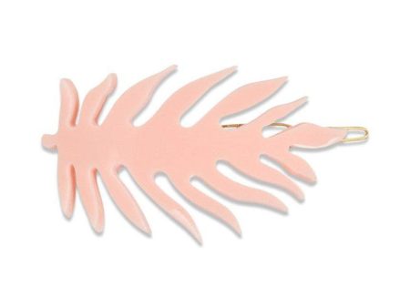 Leaf Hair Pin - Pastel Peach For Sale