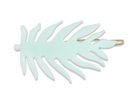 Leaf Hair Pin - Pastel Mint Online