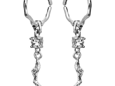 Como Earrings - Sterling Sølv (925) For Cheap