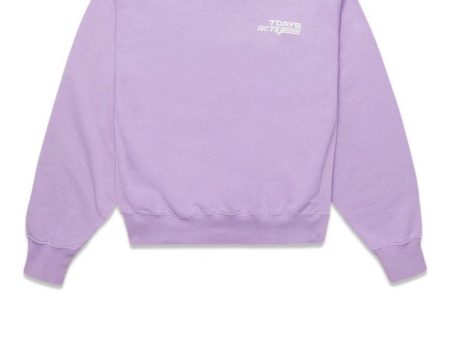 Monday Crew Neck - Purple Rose For Sale