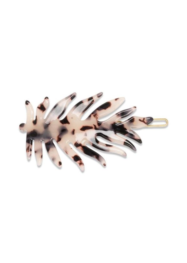 Leaf Hair Pin - White Leo Cheap