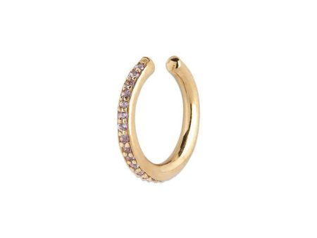 Colore Ear Cuff Violet - Gold Hp For Discount